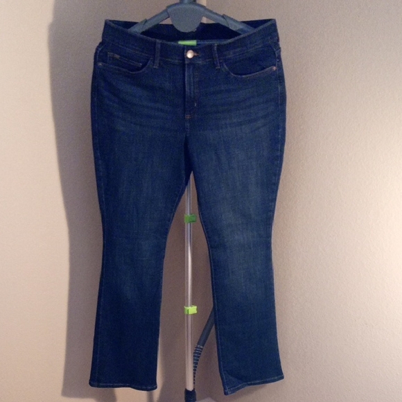 Lee Denim - Lee Women's Regular Fit Flex Motion Indigo BootCut Mid Rise Jeans Size 16 Medium